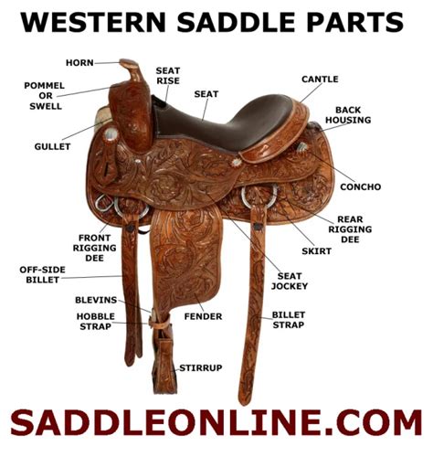 western saddle identification.